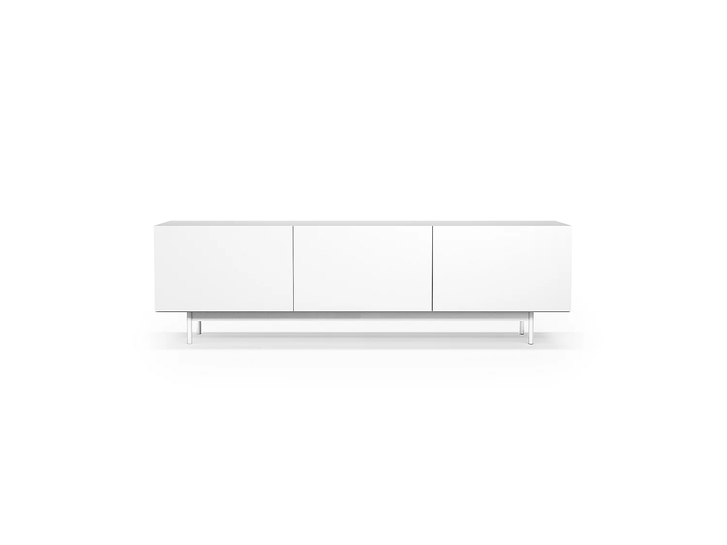 Mueble TV 3 puertas - A52cm x L180cm x F43cm - blanco - Printed