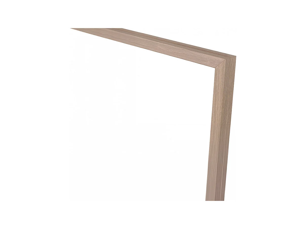 Slutstolpe til aluminiumsglasparti, termolakeret aluminium - H105 cm - Lys natur - BAYVIEW