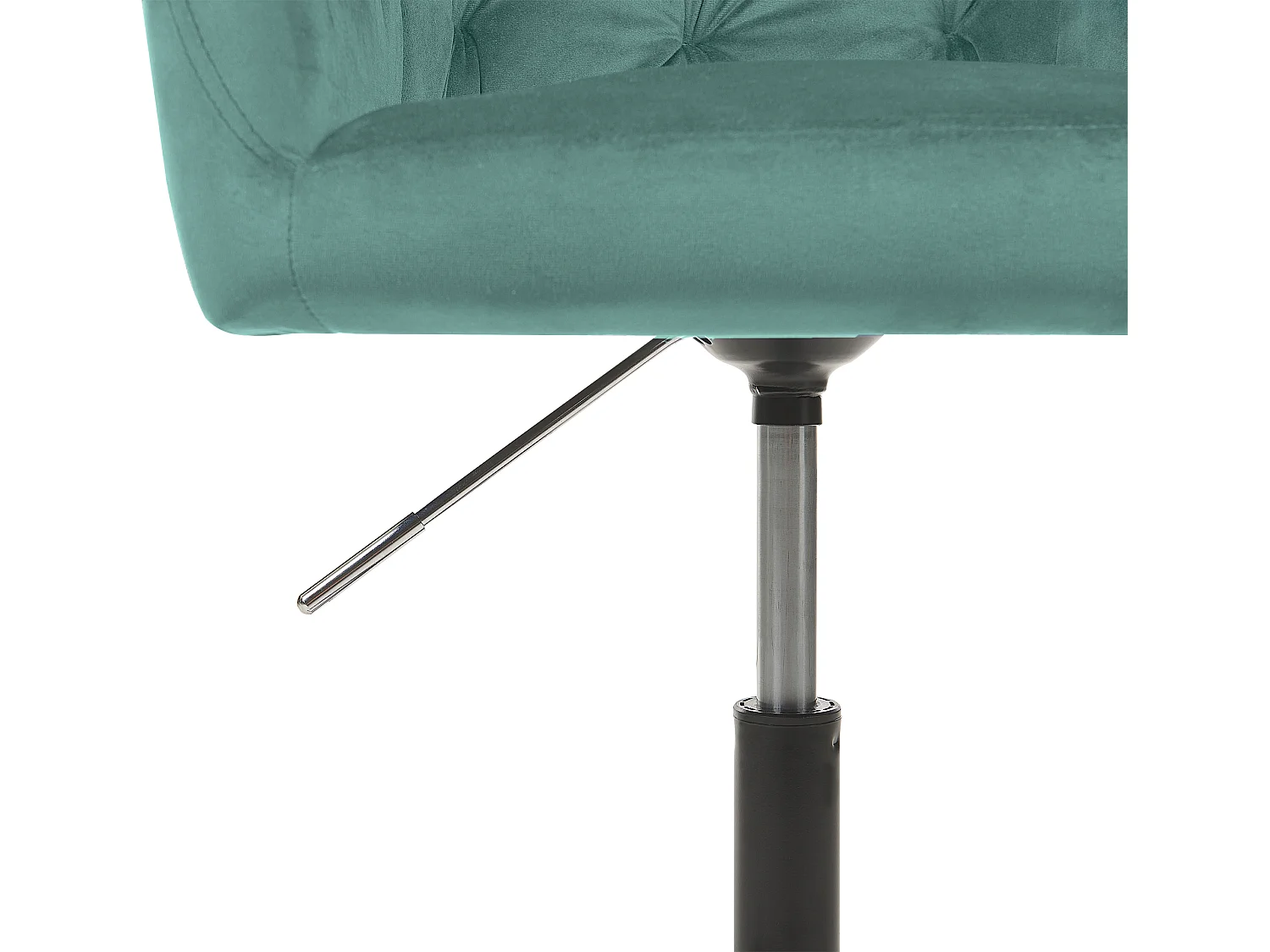 Bürostuhl Samtstoff mintgrün höhenverstellbar ANTARES