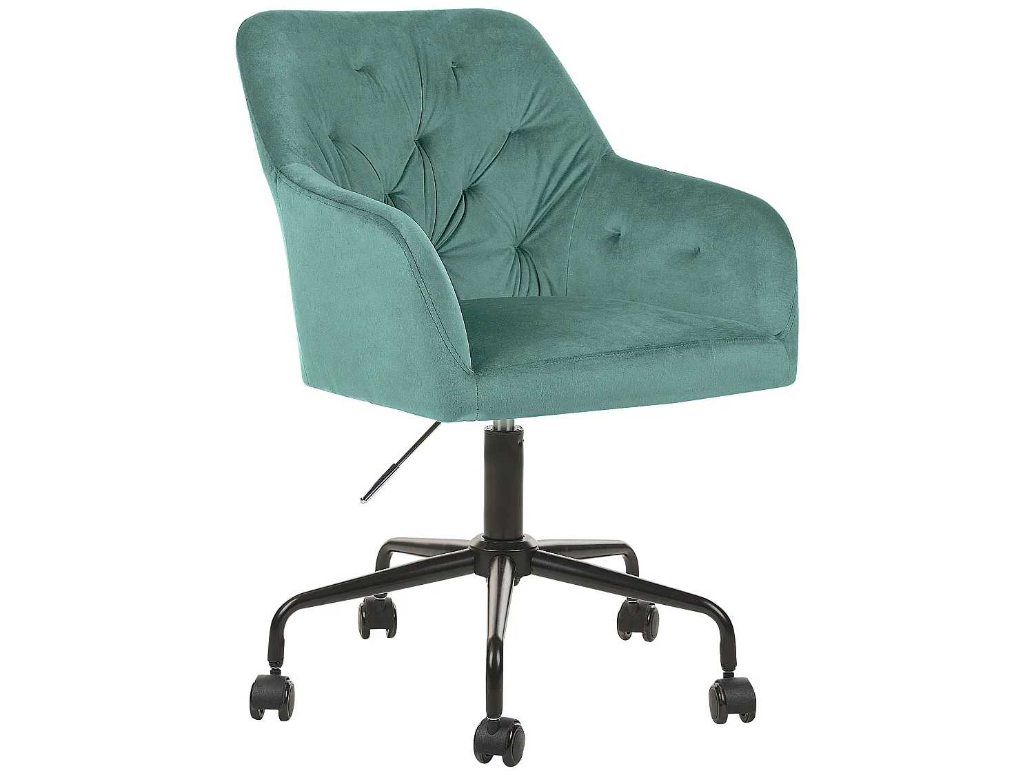 Bureaustoel fluweel mintgroen ANTARES
