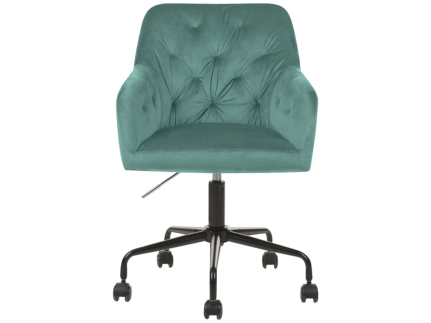 Bureaustoel fluweel mintgroen ANTARES