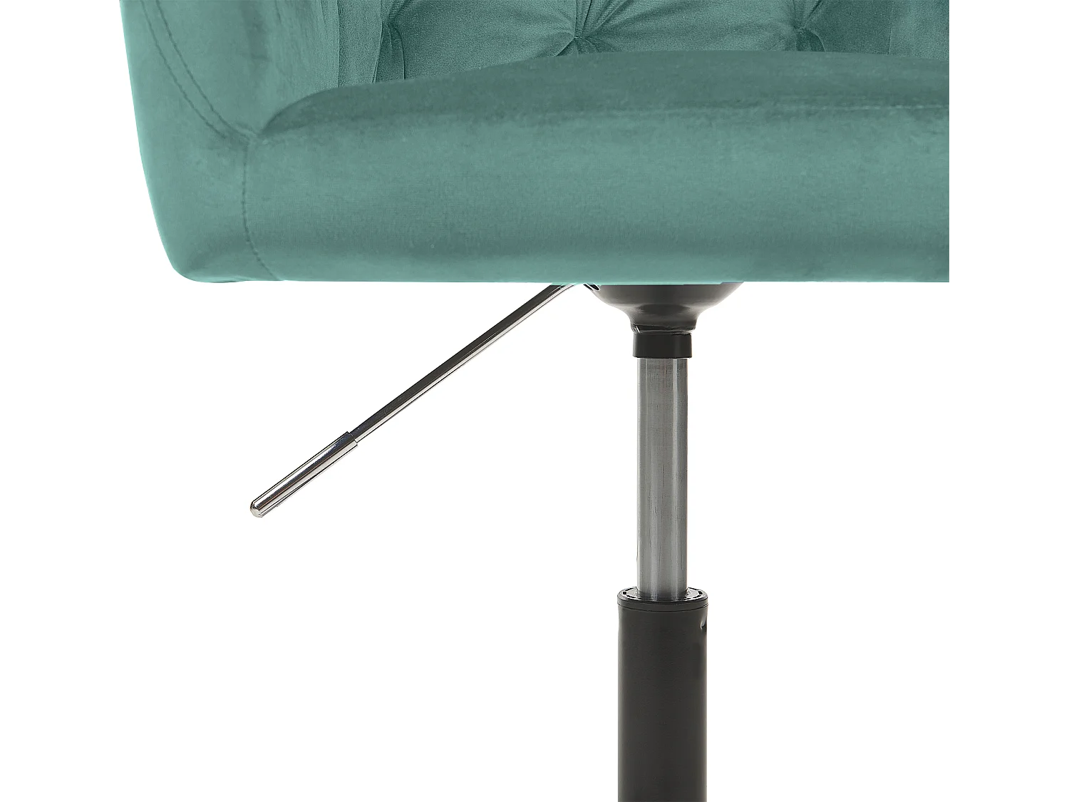 Bureaustoel fluweel mintgroen ANTARES