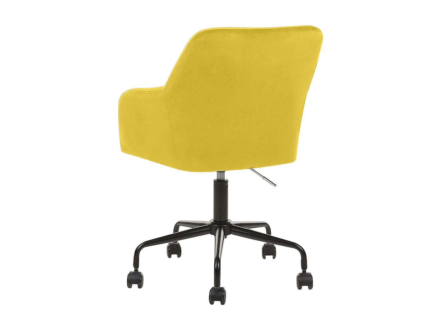 Chaise de bureau Velours Jaune ANTARES