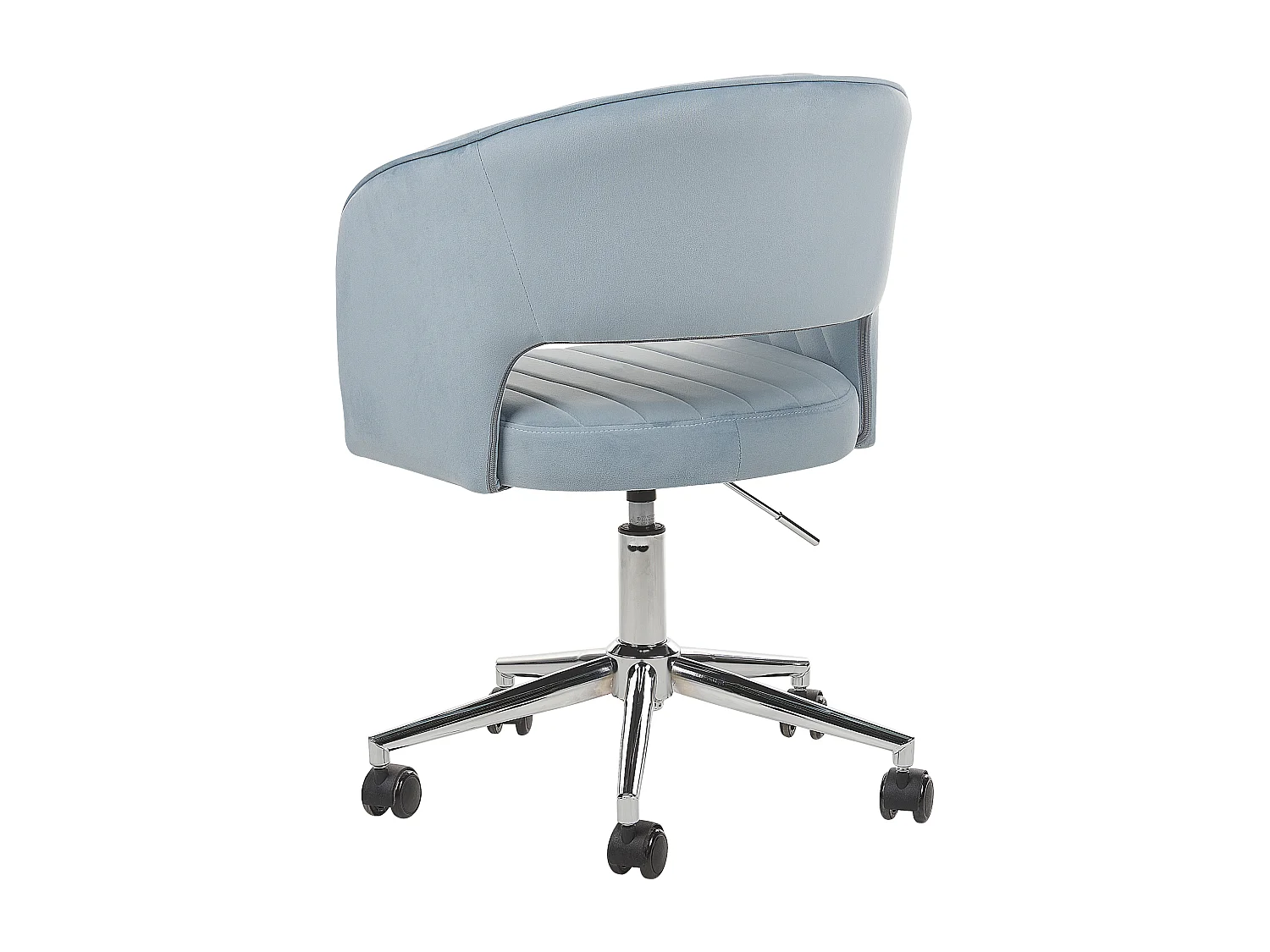 Sedia da scrivania KATONAH Velluto Azzurro