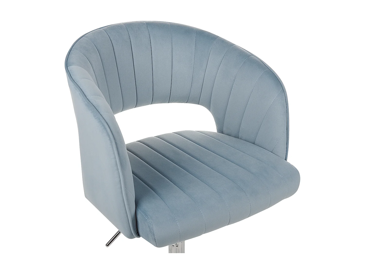 Sedia da scrivania KATONAH Velluto Azzurro