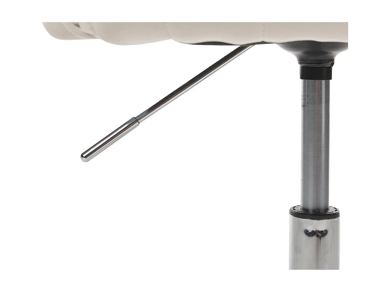 Silla de oficina giratoria KATONAH Terciopelo Beige claro