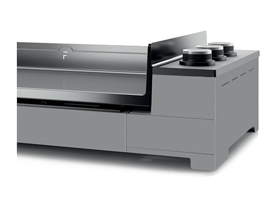 Plancha à gaz Premium 75 chassis acier noir et gris - Forge Adour