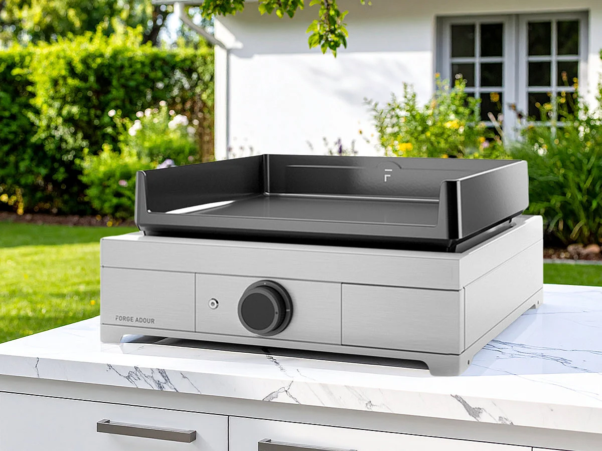Plancha électrique Modern 45 en inox - Forge Adour