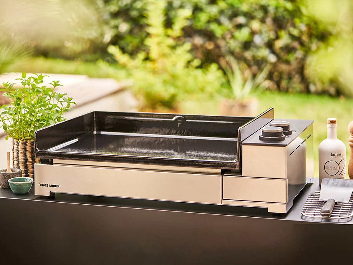 Plancha électrique Premium 60 en inox - Forge Adour