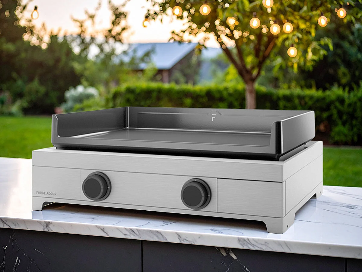 Plancha à gaz Modern 60 en inox - Forge Adour