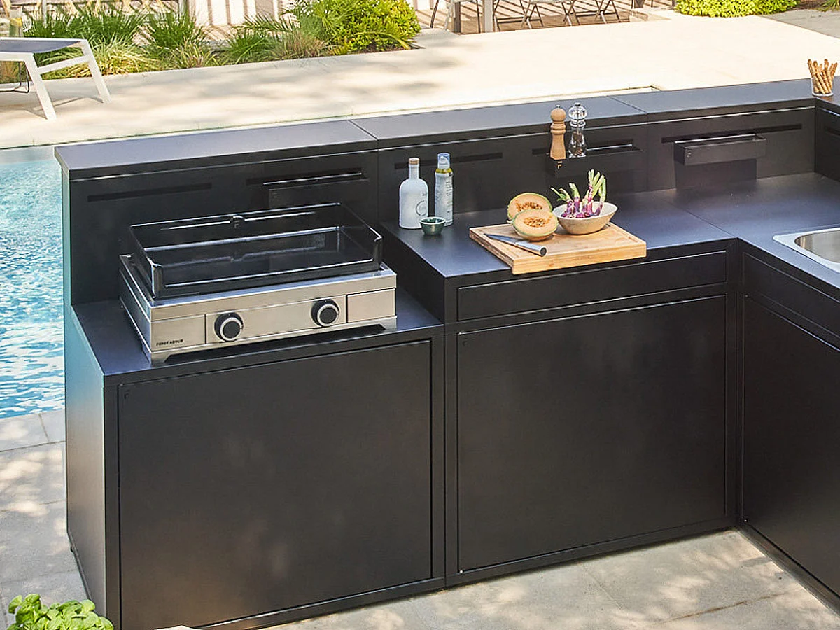 Plancha à gaz Modern 60 en inox - Forge Adour