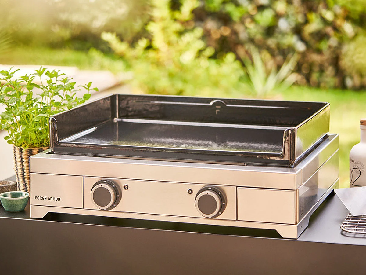 Plancha électrique Modern 60 en inox - Forge Adour