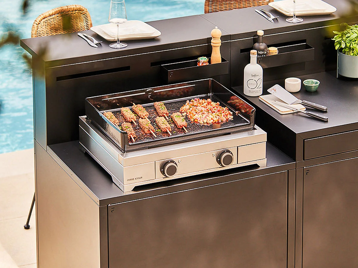 Plancha électrique Modern 60 en inox - Forge Adour