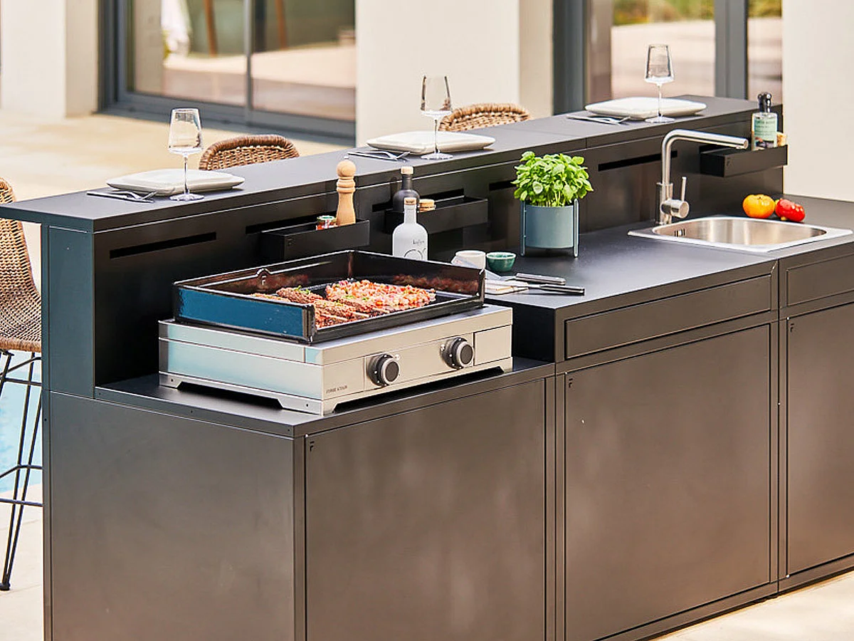 Plancha électrique Modern 60 en inox - Forge Adour