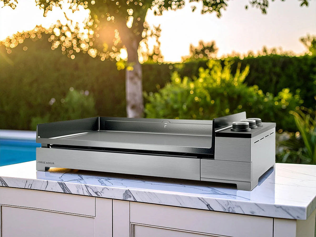 Plancha à gaz Premium 75 en inox - Forge Adour