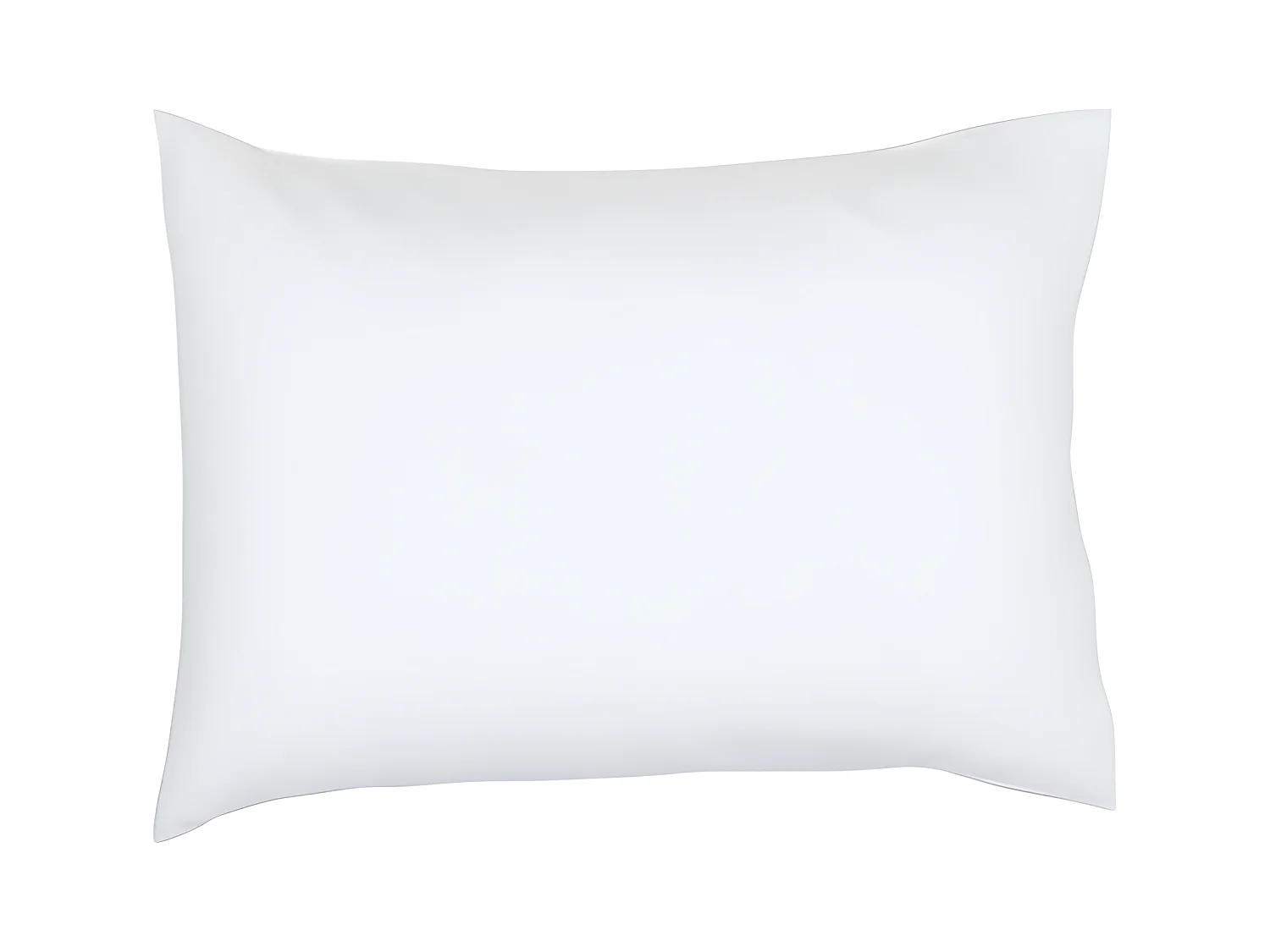 Funda de almohada/cuadrante 100% algodón, calidad 144 hilos. En colores lisos. Blanco 50x70cm