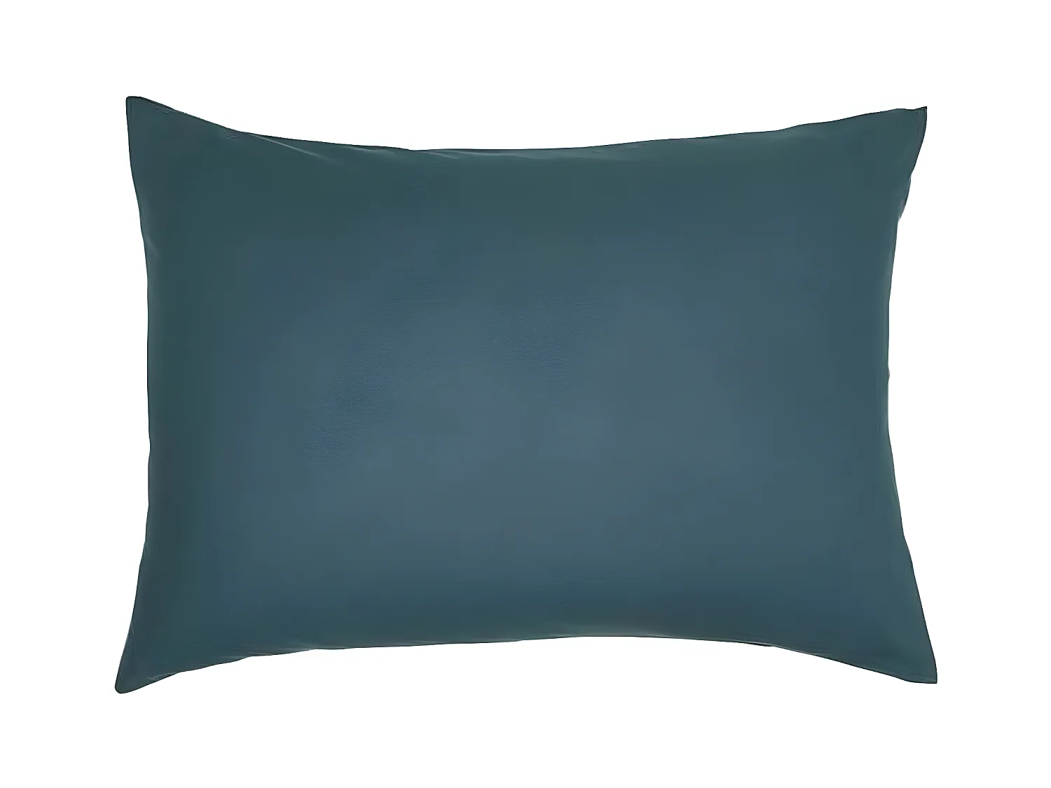 Taie d’oreiller / quadrant 100% coton, qualité 144 fils. En couleurs unies. Bleu pétrole 50x70cm
