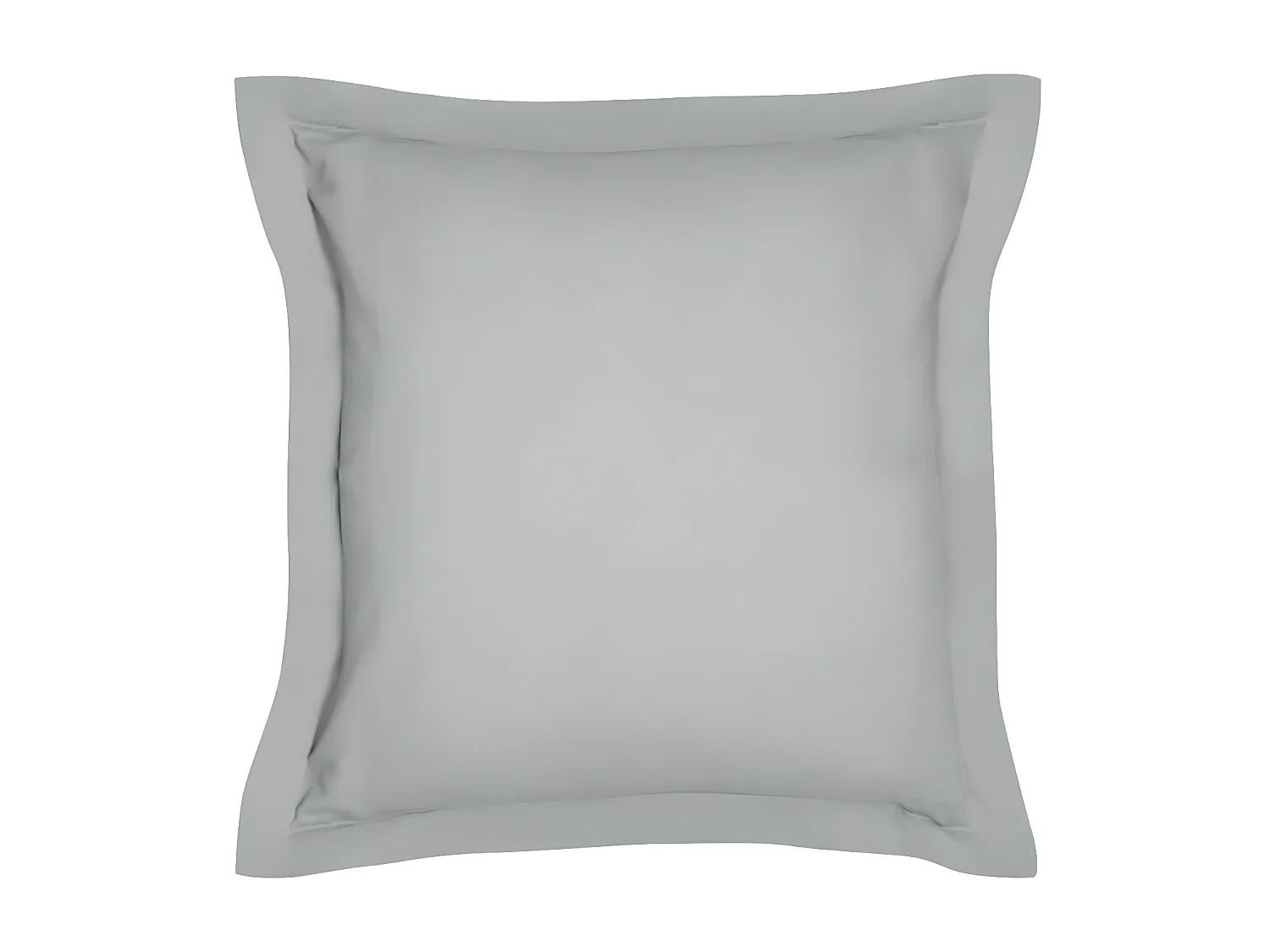 Funda de almohada/cuadrante 100% algodón, calidad 144 hilos. En colores lisos. Acero 60x60cm