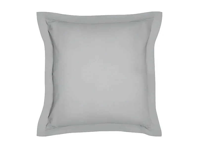 Taie d’oreiller / quadrant 100% coton, qualité 144 fils. En couleurs unies. Acier 60x60cm