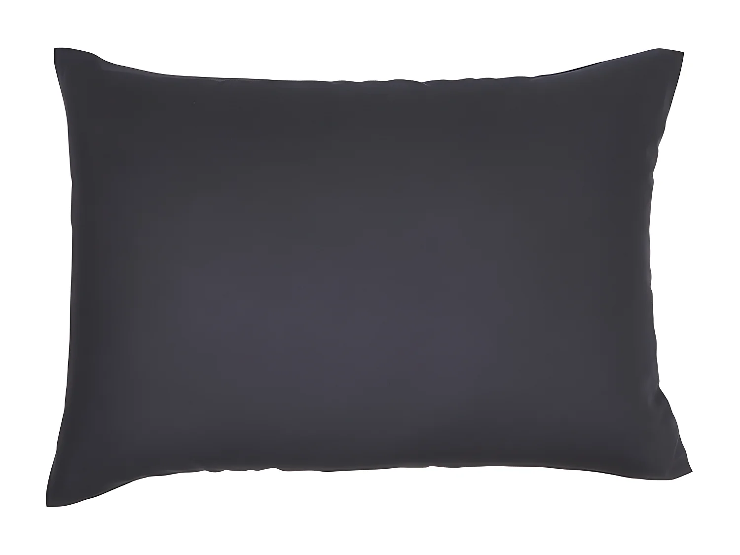 Funda de almohada/cuadrante 100% algodón, calidad 144 hilos. En colores lisos. Carbón 60x60cm