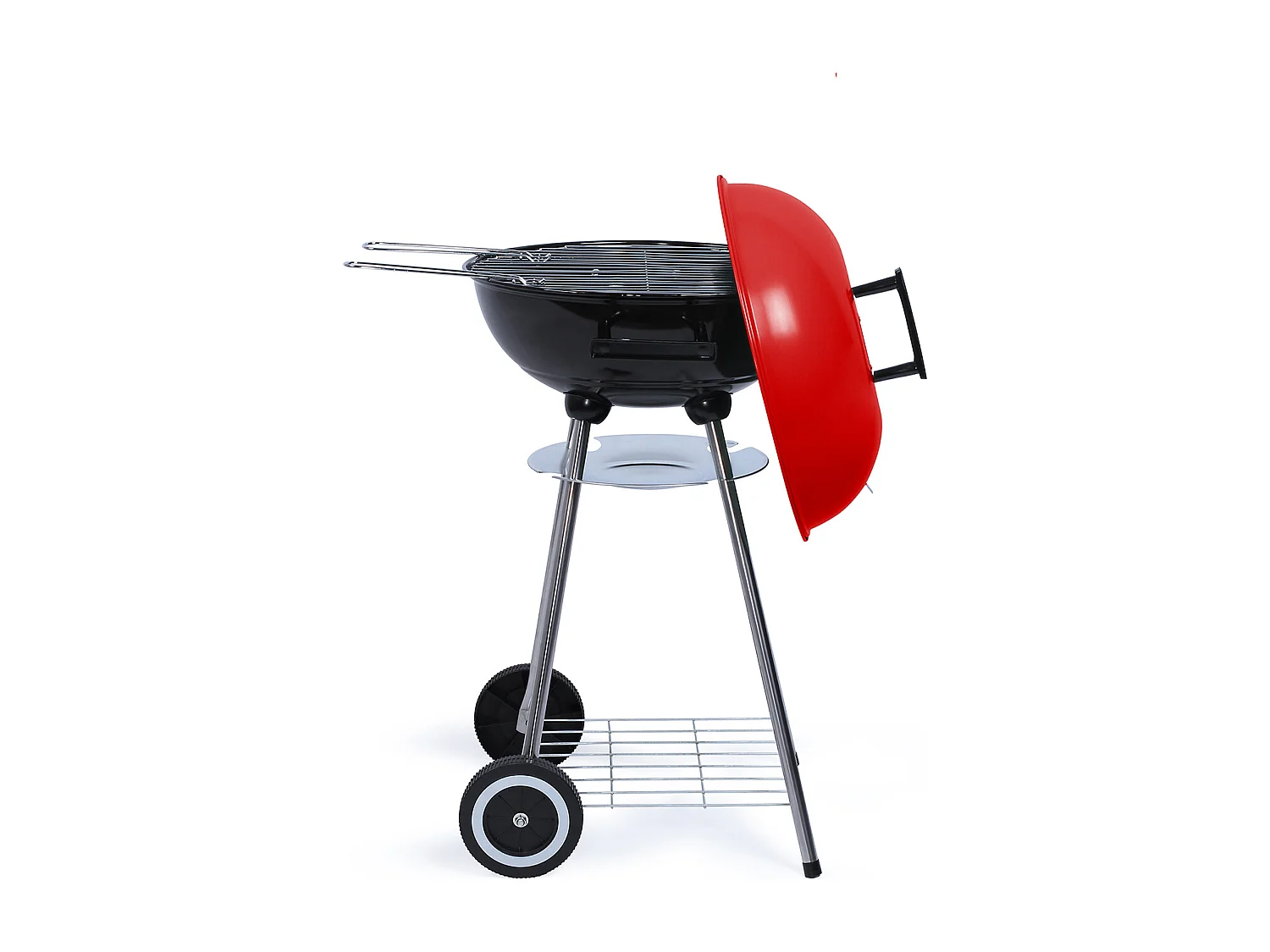 Livoo Barbecue à charbon 41cm rouge/noir - doc172r