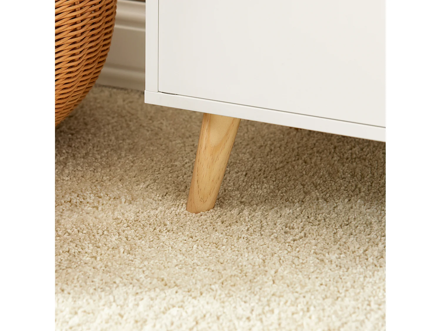 Bibliothèque Enfant sur Pieds avec 1 Regard de Château, 2 Compartiments et 2 Portes, KMB58-W