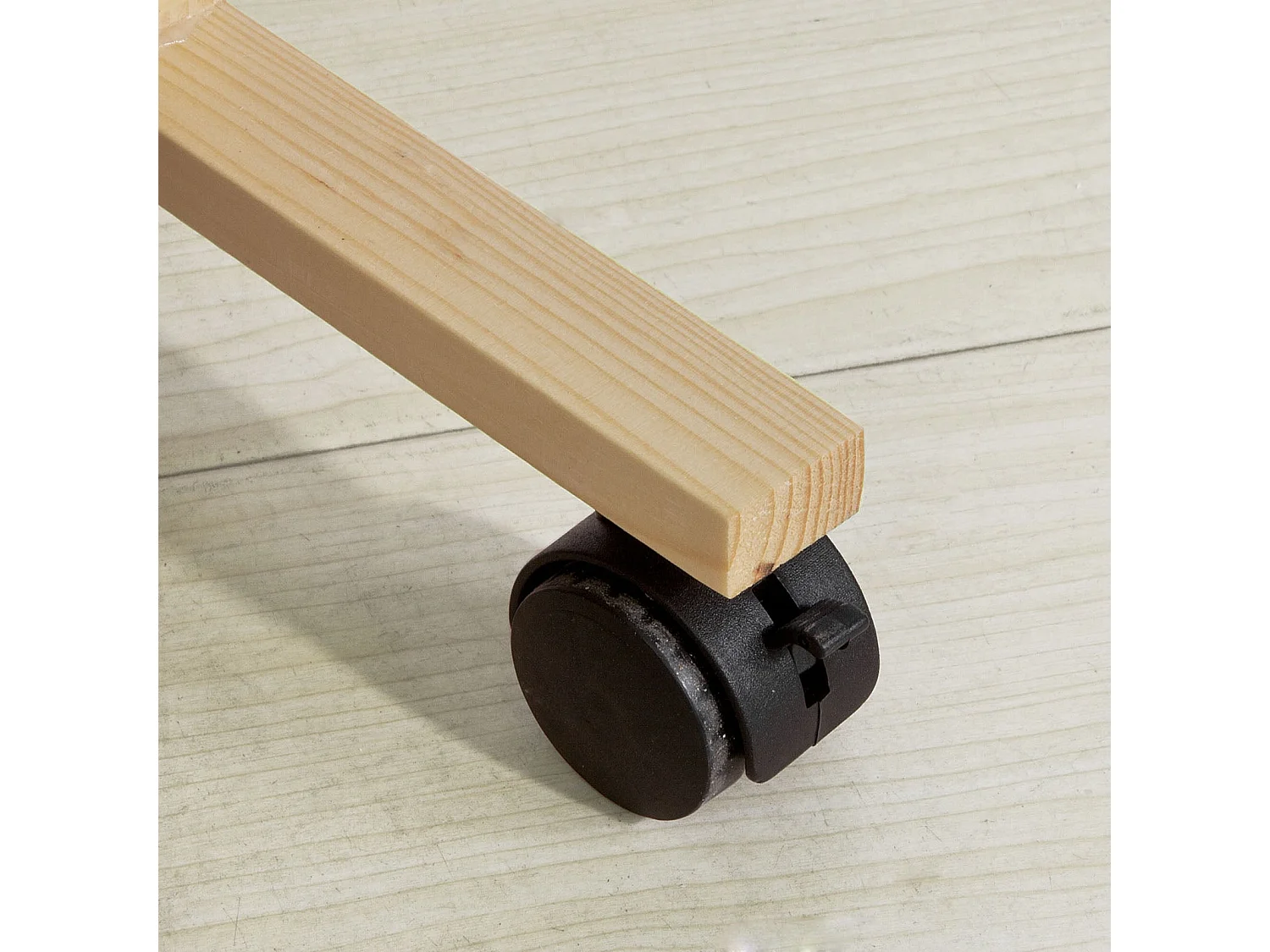 Chariot de service pliable sur roulettes 2 tablettes Desserte de cuisine roulante, FKW52-WN