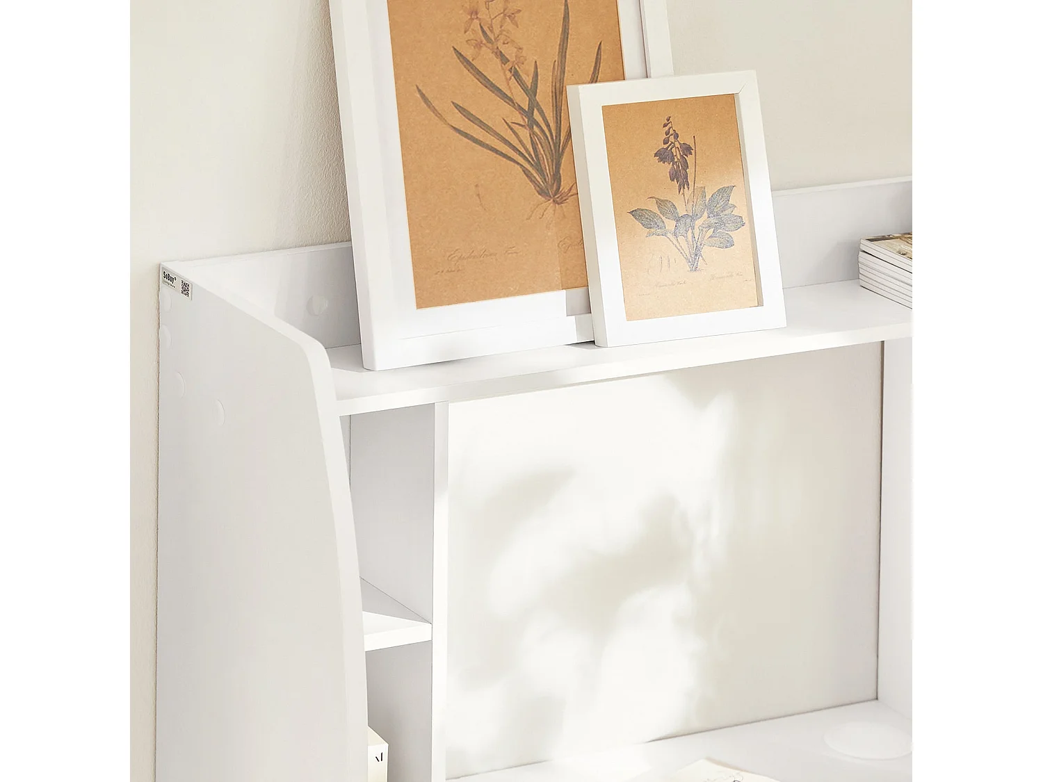 SoBuy FWT18-W - Secretária de parede para crianças, 82 x 60 x 39 cm, cor: Branco