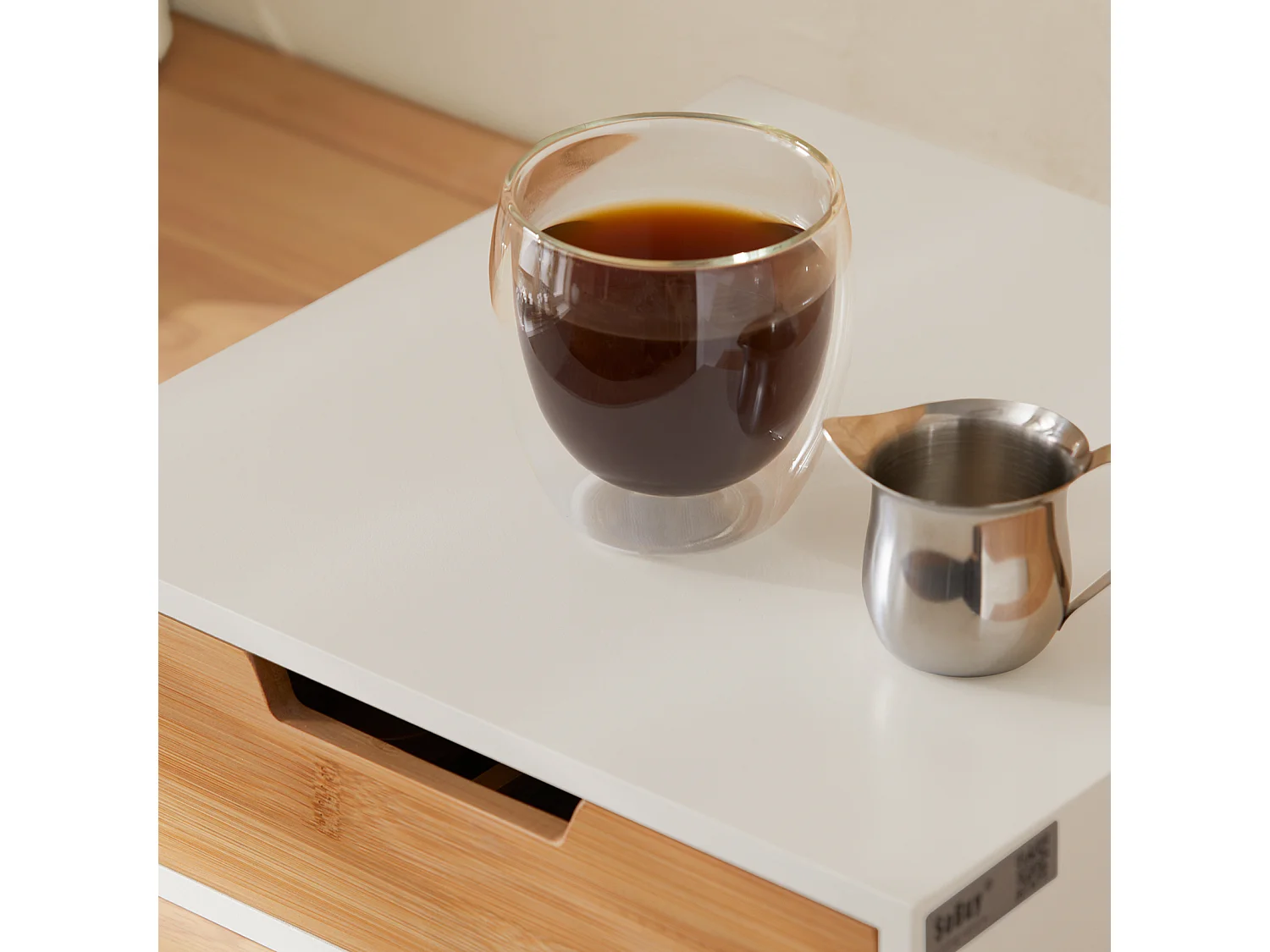 Boîte de Rangement à tiroir pour Capsules de thé et café Boîte à Capsules de Café, FRG179-WN