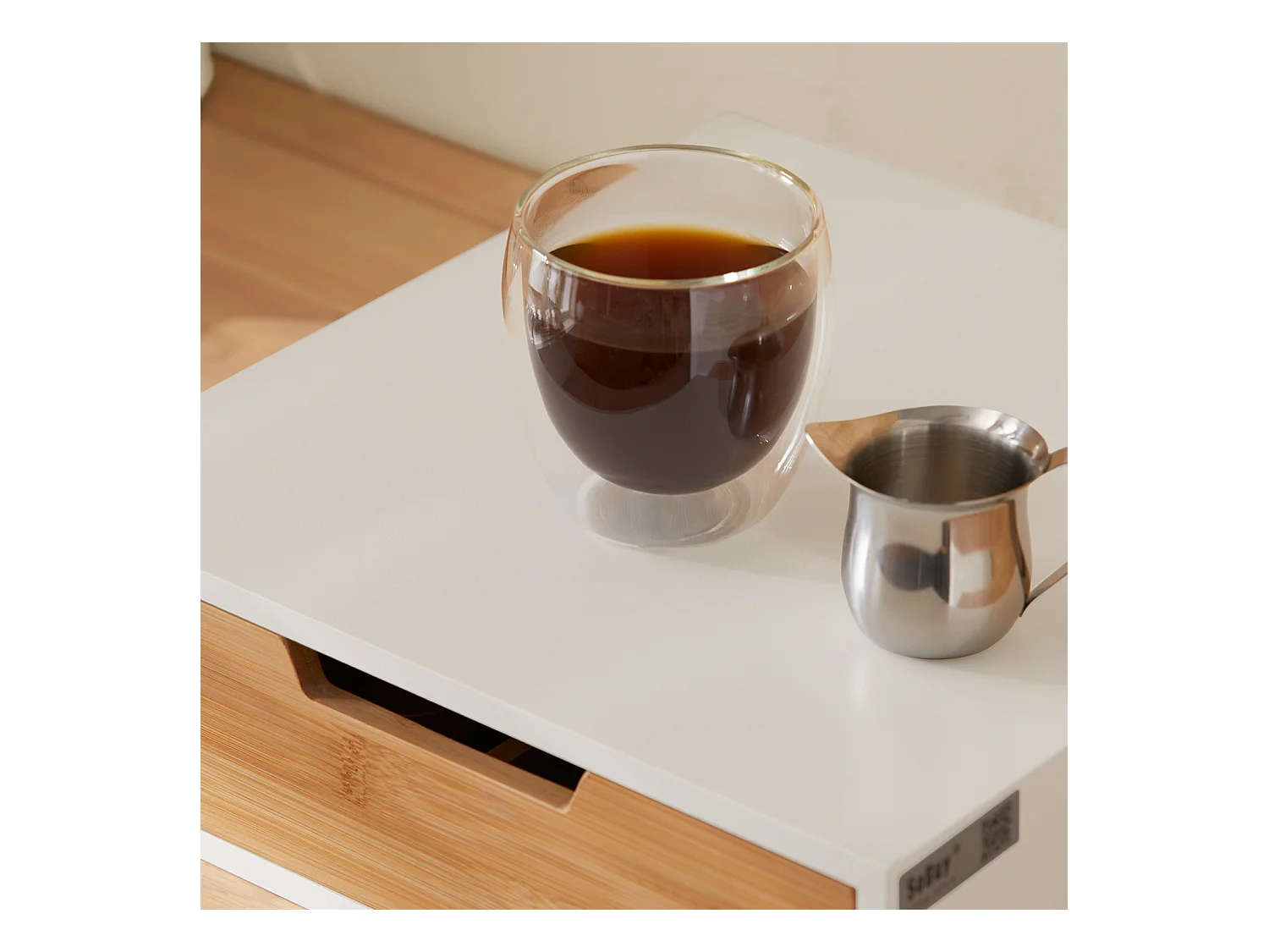 Boîte de Rangement à tiroir pour Capsules de thé et café Boîte à Capsules de Café, FRG179-WN