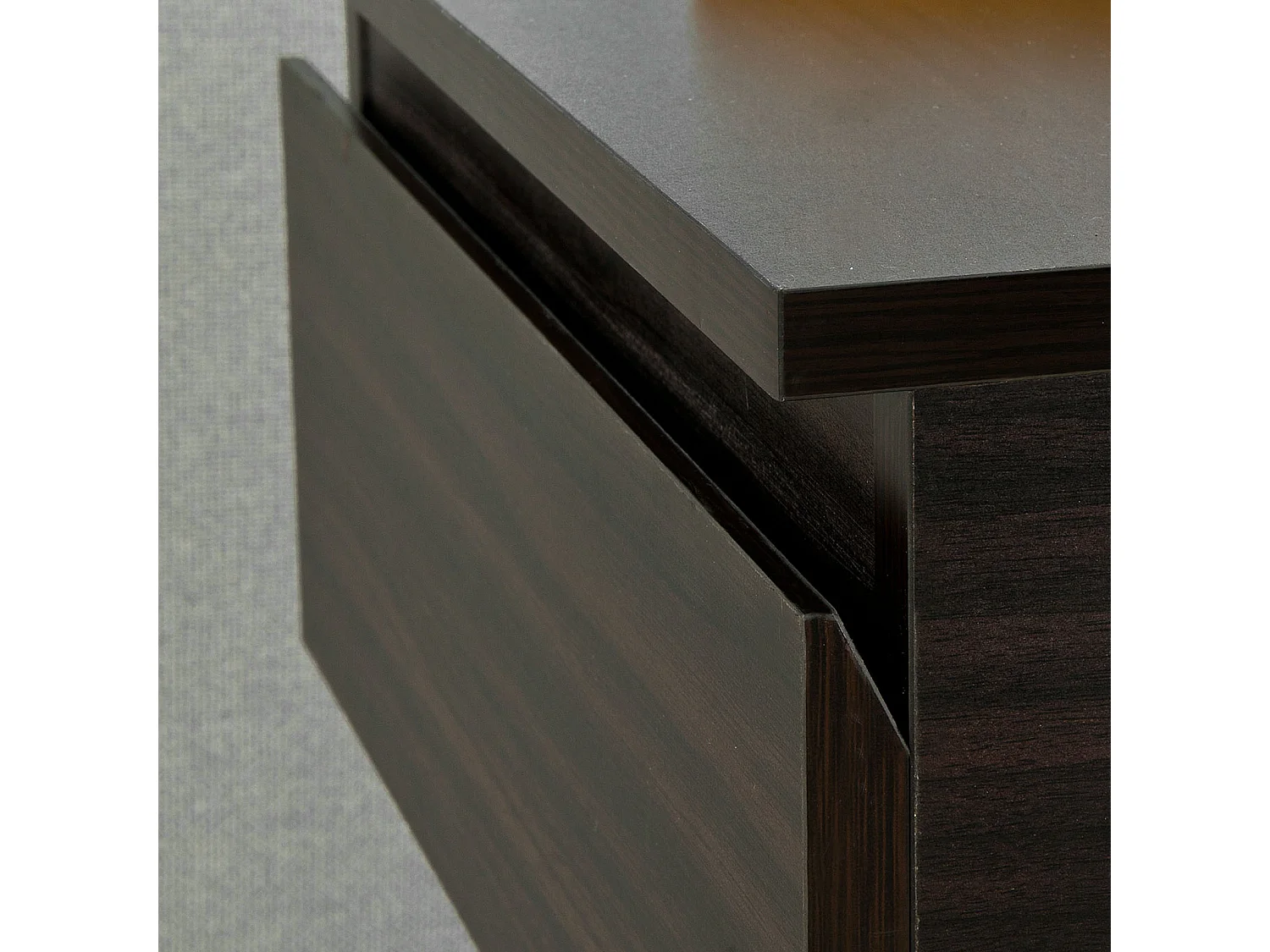 SoBuy FBT49-BR Bijzettafel Nachtkastje Veelzijdig Salontafel Commode met 1 lade