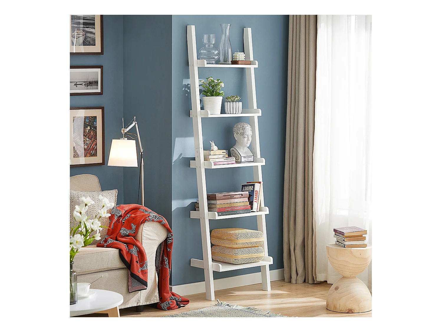 Regał z 5 półkami FRG17-W