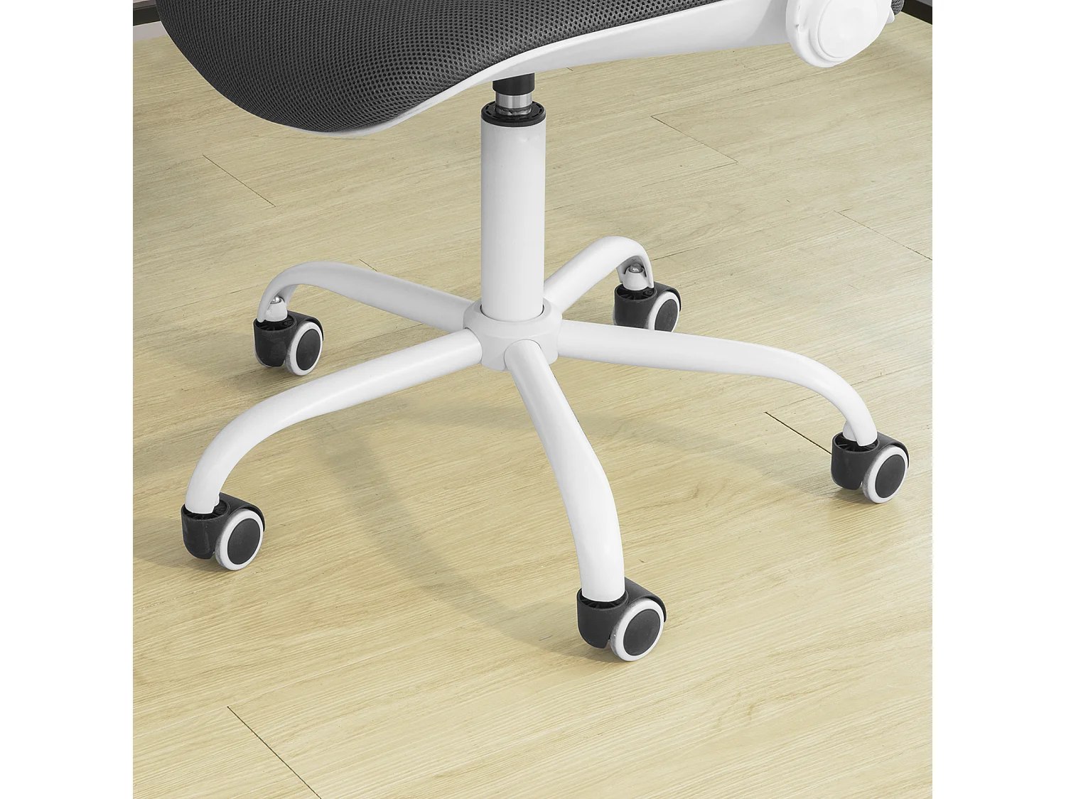 Chaise de Bureau Ergonomique Dossier Pliant Fauteuil Pivotant Chaise avec Dossier Pliable, FST87-W