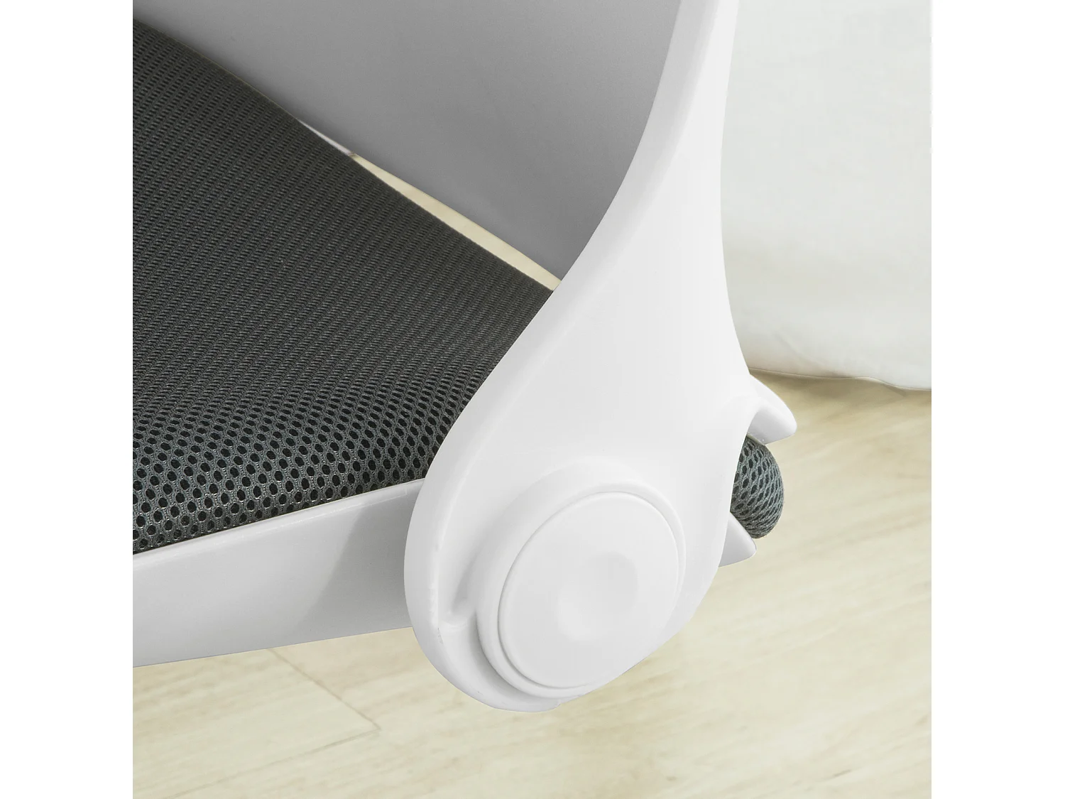 Chaise de Bureau Ergonomique Dossier Pliant Fauteuil Pivotant Chaise avec Dossier Pliable, FST87-W