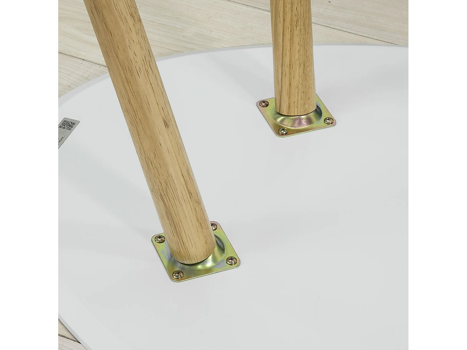 Table Basse ovale Table d’appoint Design Moderne Table de Salon en Bois, FBT61-W