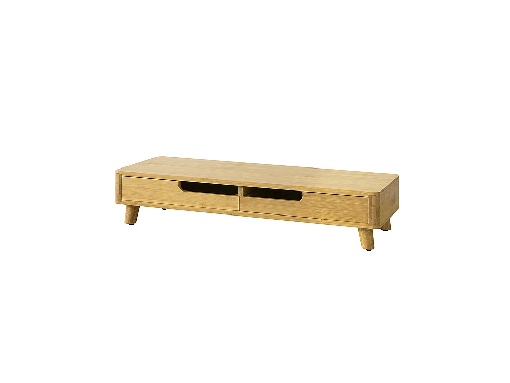 Support de Moniteur Ordinateur Portable Réhausseur d'écran en Bambou, BBF06-N