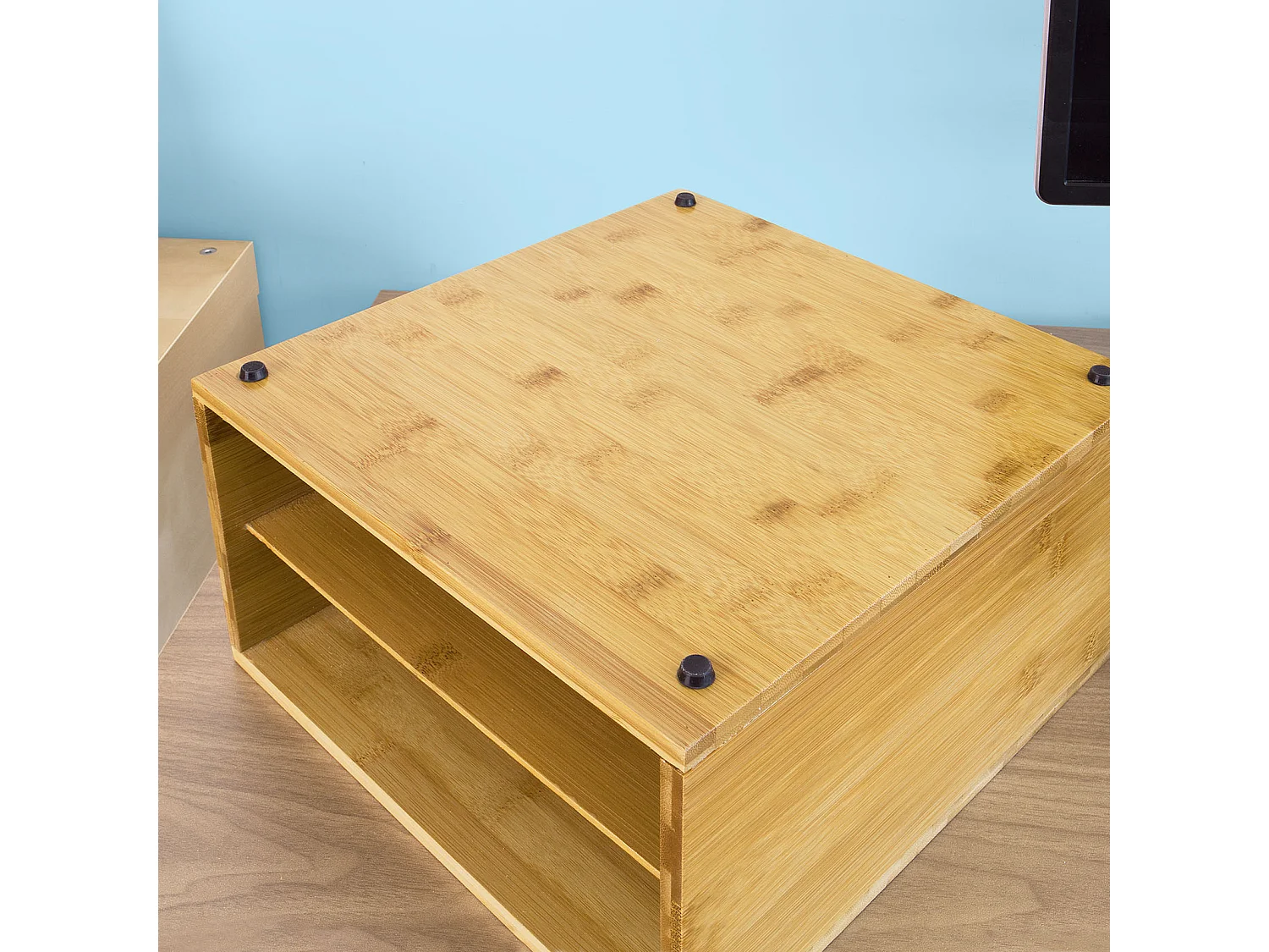 Estante cafetera,  Soporte para Cápsulas de Café,  Con 2 cajón,  de Bambú,  FRG82-N SoBuy ES