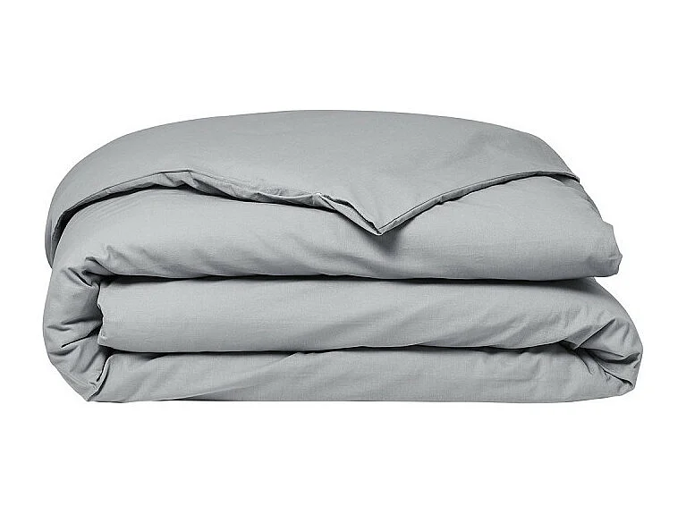 Housse de couette lisse 100% coton, qualité 144 fils. Acier 240x220cm