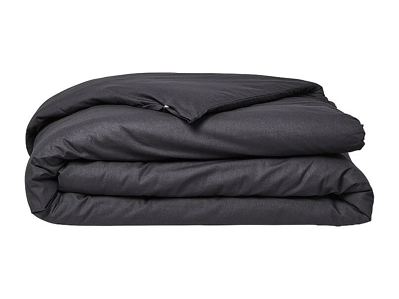 Funda nórdica lisa 100% algodón, calidad 144 hilos. Carbón 240x220cm