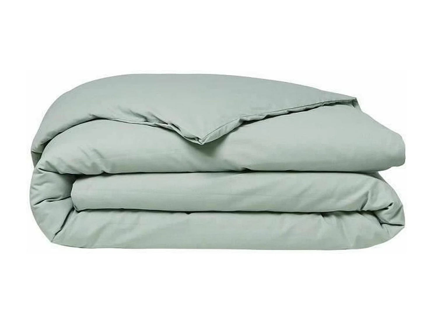 Copripiumino liscio 100% cotone, qualità 144 fili. Turchese 260x240cm