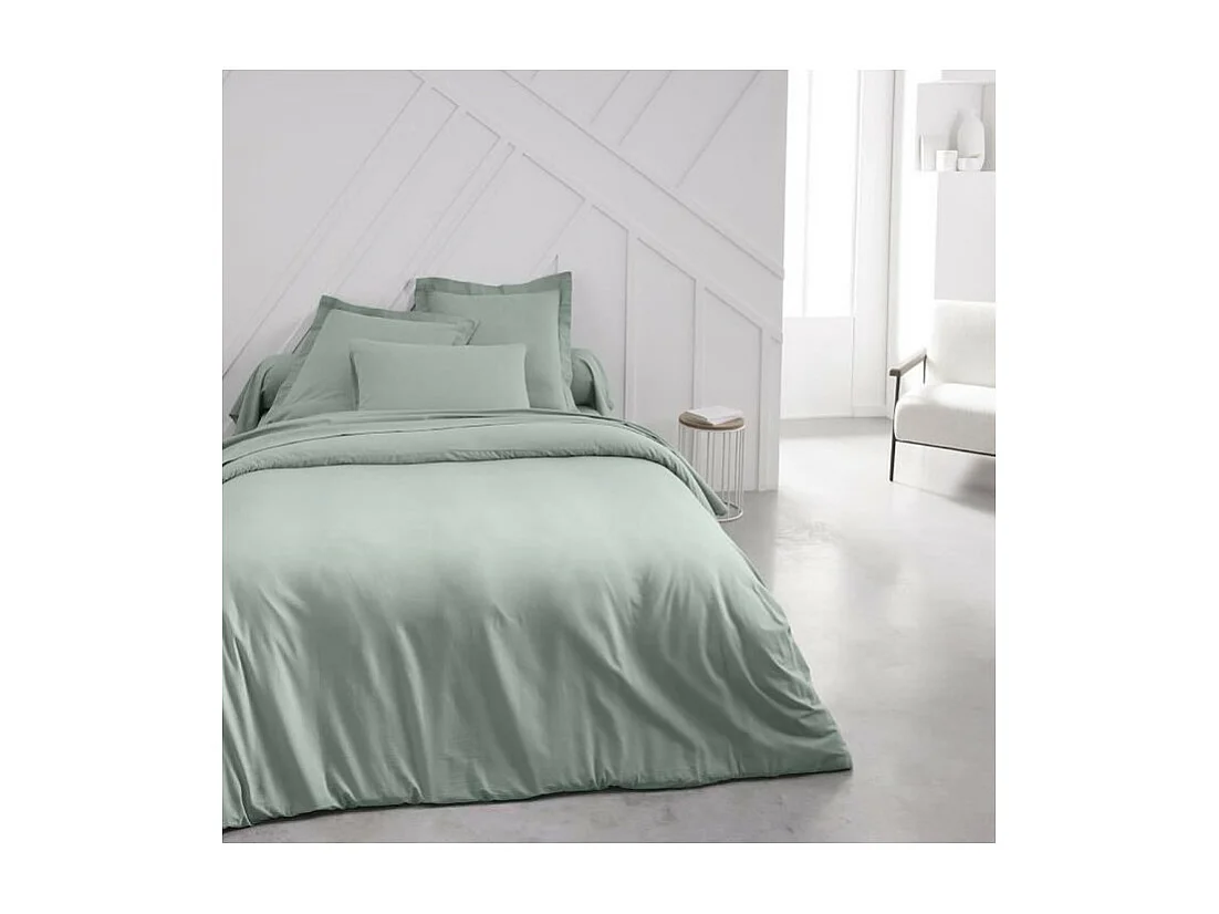 Copripiumino liscio 100% cotone, qualità 144 fili. Turchese 240x220cm