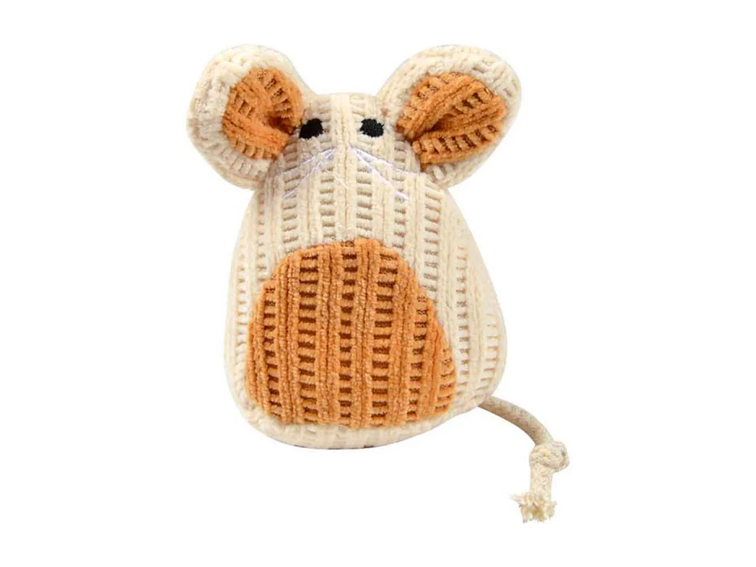 Jouet Souris pour Chat "Boho Cat" 11cm Moutarde