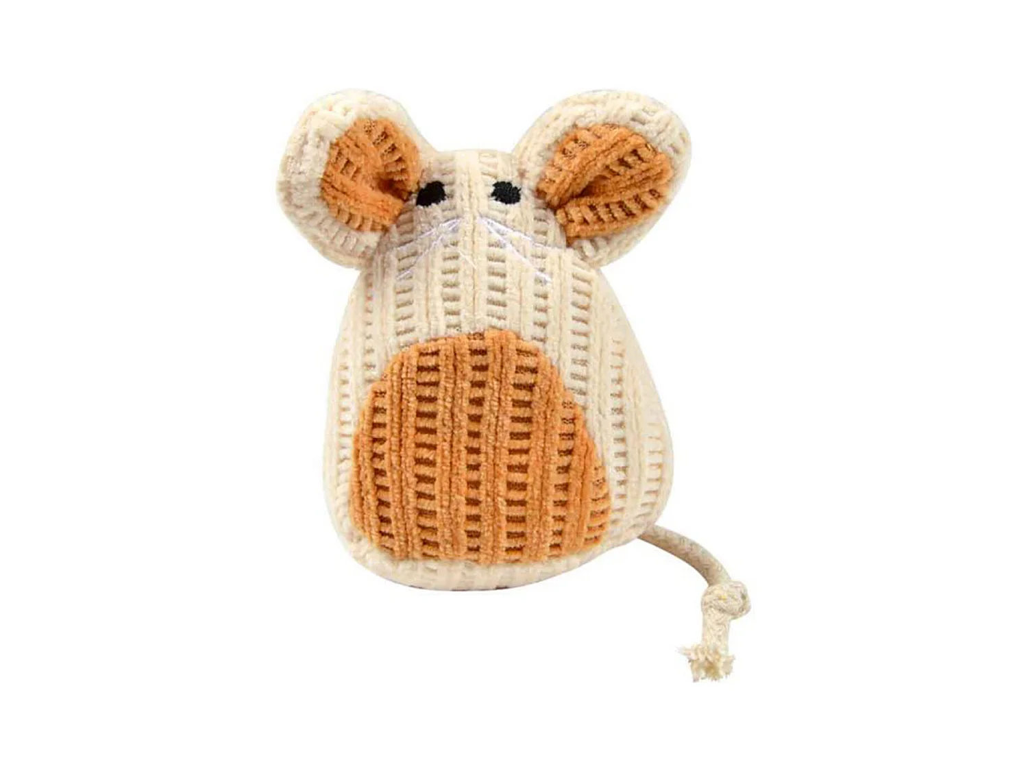 Jouet Souris pour Chat "Boho Cat" 11cm Moutarde
