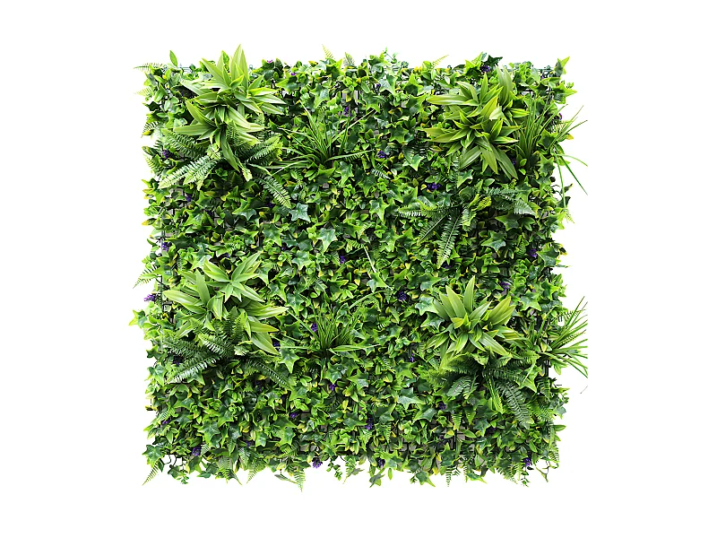 Rivestimento parete vegetale sintetico Pacco da 1m² Verde - MATCHA