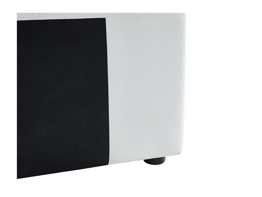 Tête de lit SUPERNOVA II - 170 cm - Avec LEDs - Simili blanc