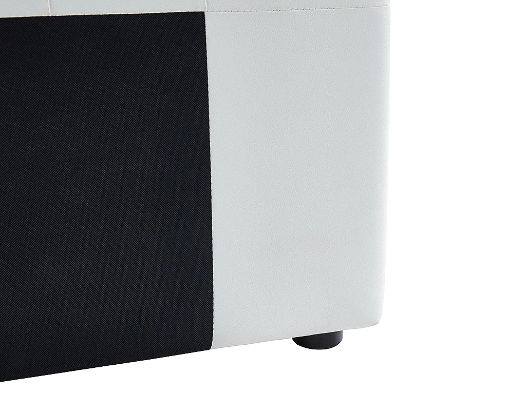 Bettkopfteil mit LED-Beleuchtung - Kunstleder - 170 cm - Weiß - SUPERNOVA II