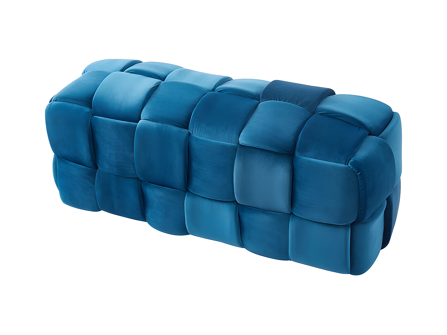 Sitzbank - Samt - Blau - FABERO
