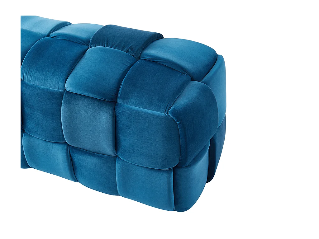Sitzbank - Samt - Blau - FABERO