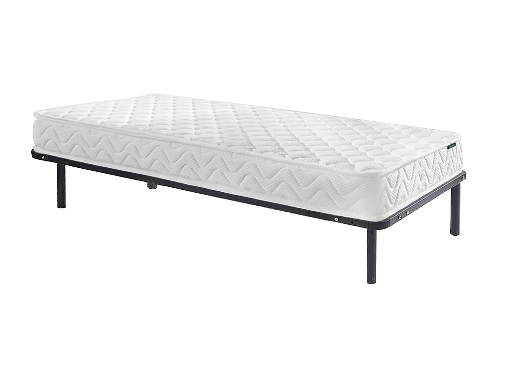 Set aus Lattenrost + Matratze - 90 x 200 cm - Kaltschaum & Memory Schaum - Stärke 15 cm - PELOPS von YSMÉE