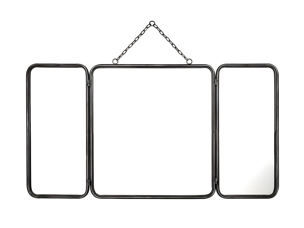 Spiegel Vintage-Stil - 60 x 112 cm - Grau metallic - CERRONE